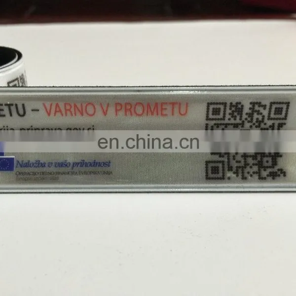 High Quality Low Price 6P Free Reflective Snap Bracelet for Promotion photo-3