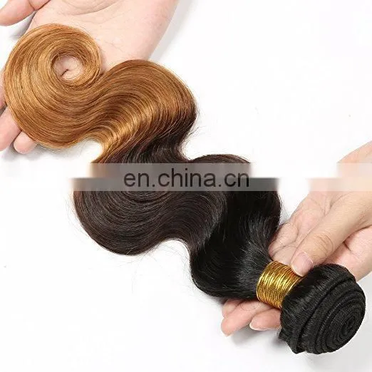 1b 27 Ombre Color Hair Brazilian Body Wave Hair photo-2