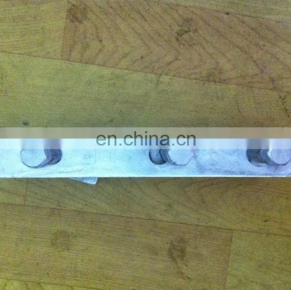 Three Holes Metal Galvanized Telescopic Pole Clamp,High Strengh Electric Pole Clamp photo-3