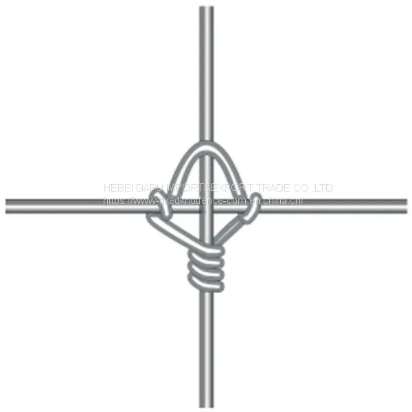 Hot Dip Zinc Coating Fixed Knot Fence Mesh