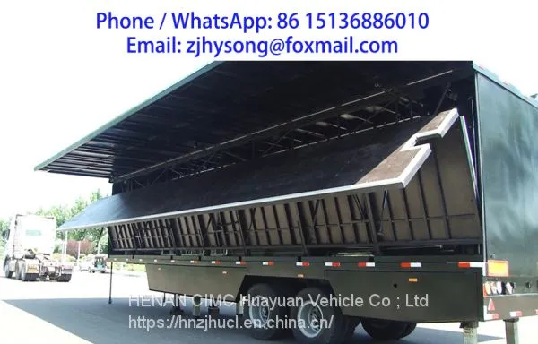 12 m Mobile Stage Truck Trailer for Sale photo-3