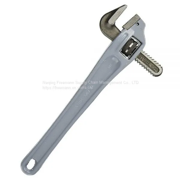 Heavy Duty Offset Pipe Wrench Aluminum Handle 14“ photo-2