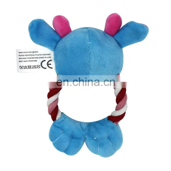 Hot Sale Fashion Colorful Pet Toy Wholesale Squeak Animals Shape Dog Plush Toys photo-4
