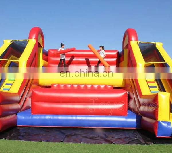 Inflatable Gladiator Joust Wipeout Game Outdoor Inflatable Carnival Games For Sale photo-2