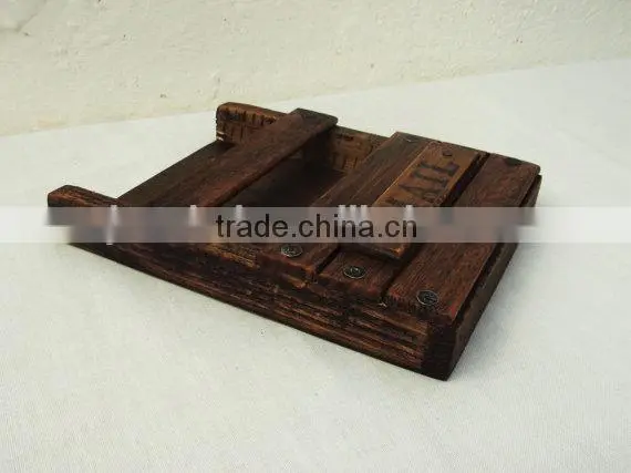 Custom Antique Solid Wooden Mail Rack,wood Mail Holder photo-4