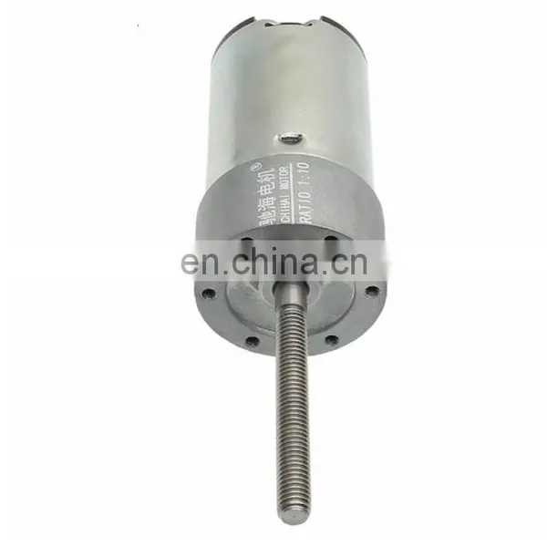ChiHai Motor CHR-GM37-3448K DC CHINA Metric Screw Shaft Gear Motor 24V 350rpm photo-4