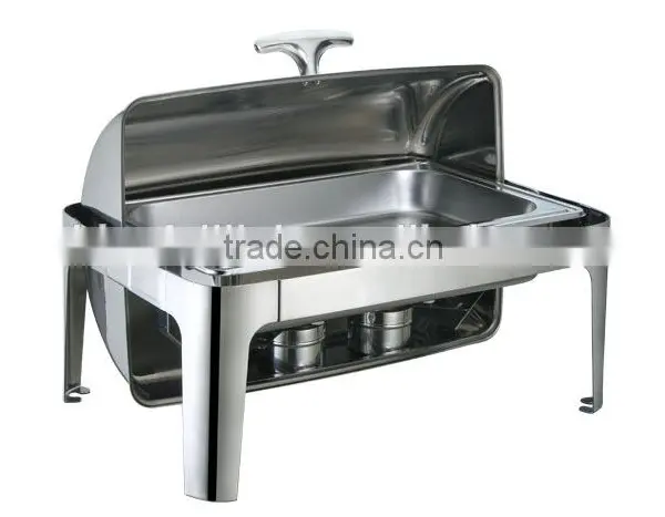 Factory Price Roll Top Stainless Steel Buffet Chafing Dish for Hotel photo-3