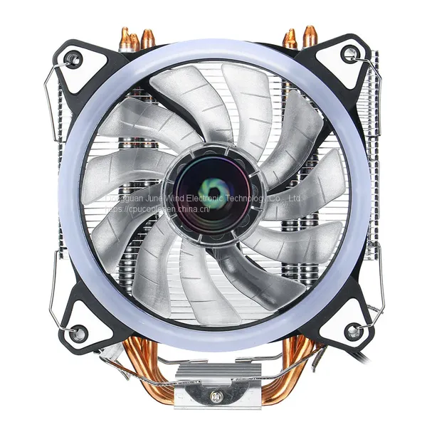 LIUYUEFENG X410 CPU Cooler 4 Heat Pipes With Colour Fan 3pin 120mm CPU Fan for Computer LGA775/115x/1366 AM2/AM3/AM4 photo-2