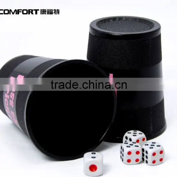 New Promotion Plastic pp Classical Leather Dice Cup photo-2