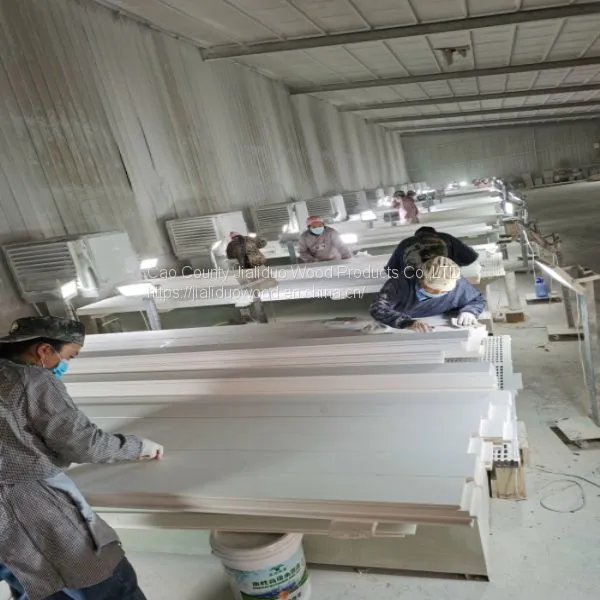 Manufacture Directly Poplar Wood Shutter Composites Components/ Paulownia Real Wood Shutter Components photo-5