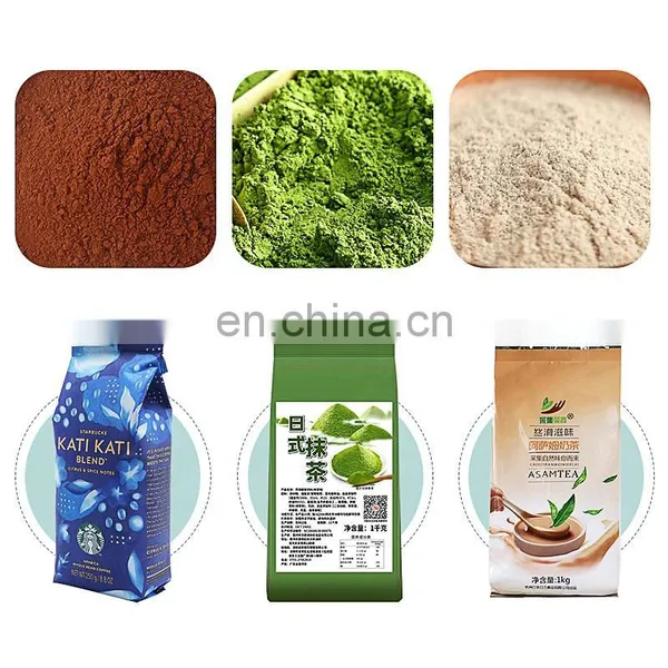 Automatic 1kg Lait En Poudre Flour Chocolate Milk Packaging Gusset Bag Vffs Chili Spice Powder Pouch Packing Machine photo-2