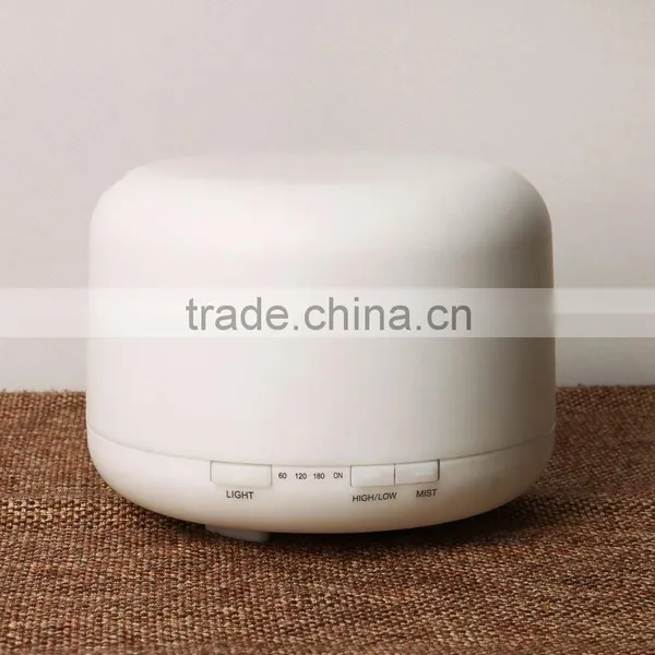 500ml Essential Oil Diffuser Colorful LED & Indoor Square Big Capacity Aroma Diffuser photo-6
