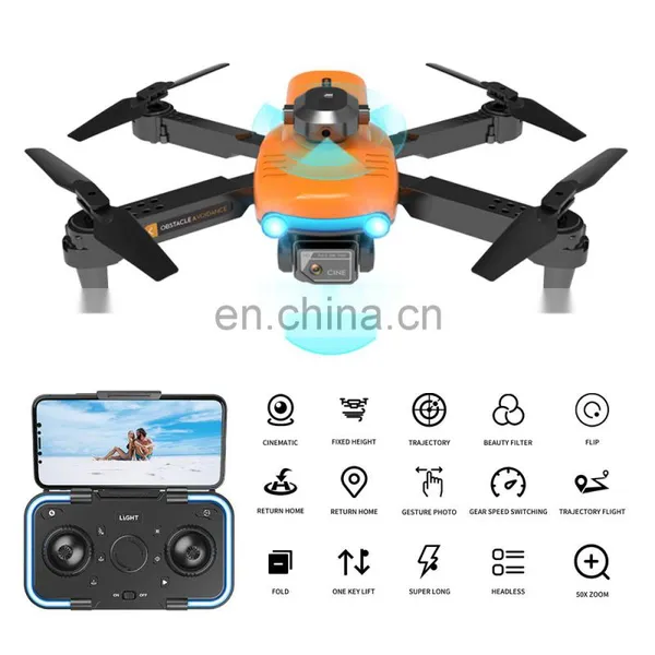 New F187 Drone 4K Dual Camera Wifi Fpv Obstacle Avoidance Optical Mini Quadcopter rc Helicopter photo-5