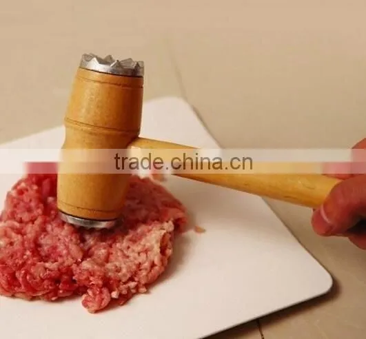 Eco-friendly Meat Tenderizer and Wooden Meat Hammer photo-5