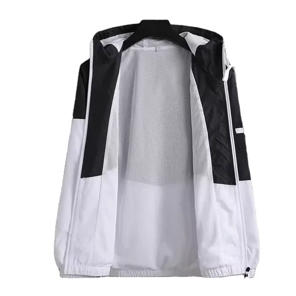 OEM Custom Logo Wind Breaker Fashion Men Outdoor Sports Plus Size Windbreaker Jacket For Men photo-2