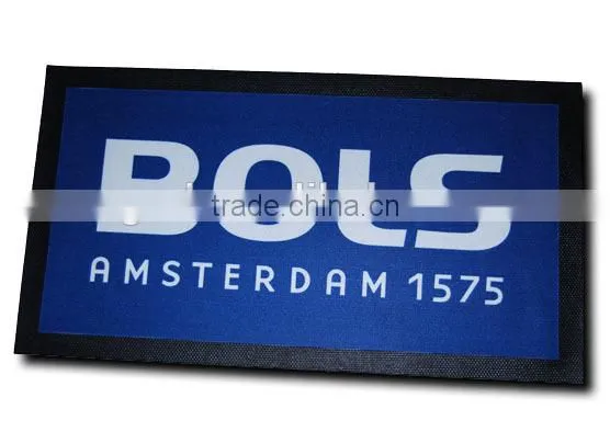 China Goldenl Supplier Custom Non-woven Fabric Nitrile Rubber Beer Bar Mat photo-6