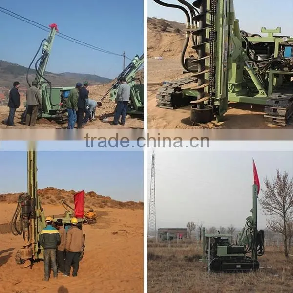 Hot Selling ! HF130Y Small Screw Drilling Rig for Solar Photovoltaic Pile photo-4