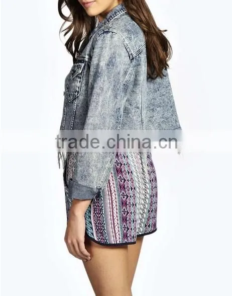 2015 the Latest Design Printed Running Women Shorts photo-3