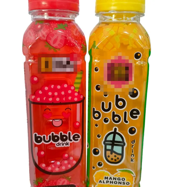 Bubble Tea Cup With Bubble Blends Fruity Pearls Burst Pop With Real Fruit Juice Popburst Bubble Boba Drink photo-3