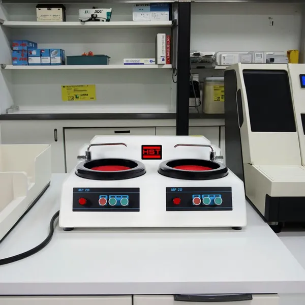 HST-MoPao 2D Double-Disc Grinding and Polishing Testing Equipment Machine With 1-Year Warranty Two Steps Stationary Speed photo-4