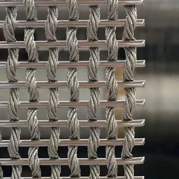 Decorative Stainless Steel Compound Balanced Chain Link Spiral Mesh photo-4