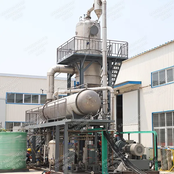 Multi-Effect Falling Film Vacuum Forced Circulation MVR Evaporator for Industrial Wastewater Treatment photo-4
