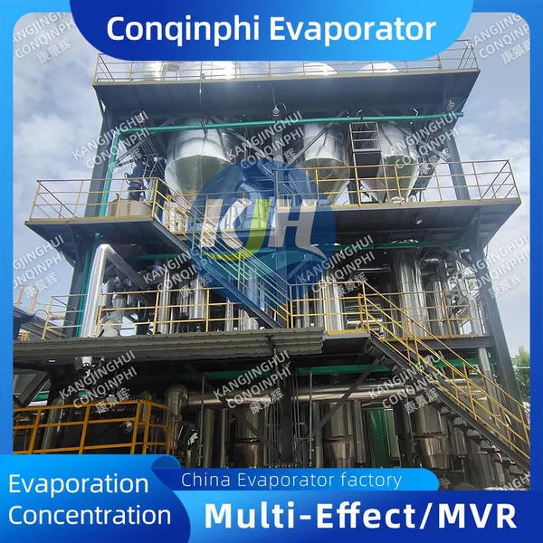 Industrial Evaporator for Wastewater Treatment Plant With High Salt Concentration Processing photo-2