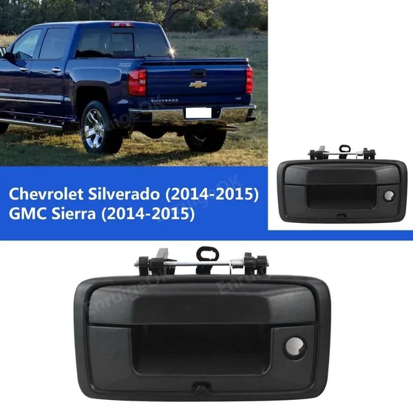 EnruigeOK Rear View Backup Tailgate Handle Camera For 2014-2015 Chevy Silverado/GMC Sierra photo-2