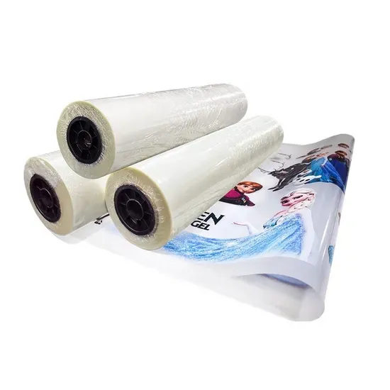 DTF Transfer film roll Transfer Paper Double Sided Glossy Clear PreTreat PET Heat Transfer Paper Cold and Hot Peel Direct Print on T shirts Textile