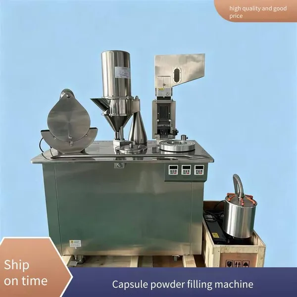 Semi-automatic Split Capsule Filling Machine, Chinese Herbal Powder Filling Machine, Fully Automatic Powder and Granule Quantitative Capsule Machine photo-2