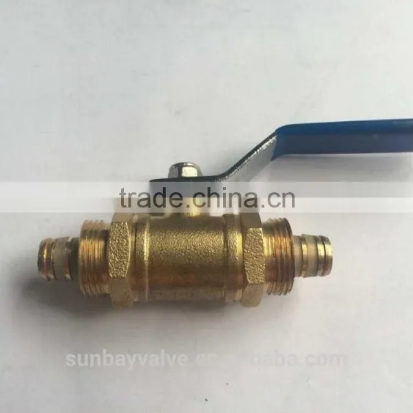 Lead Free Brass Drain Ball Valves With Compression Ends photo-3