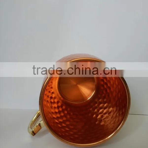 16oz/18oz Copper Tisan Barrel Hammered Copper Moscow Mule Mug/Copper Mug Quality Choice photo-5
