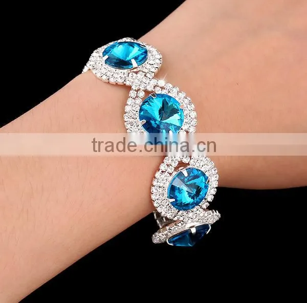New Arrival Europe Silver Plated Bead Charm Bracelet Bride Jewelry 2016 photo-2