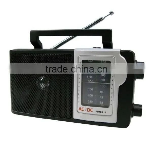 Cheap Classical Black Design Portable Analogue AM FM Radio photo-2