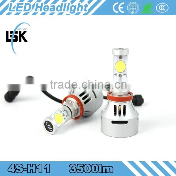 NEWEST 4S LED Headlight! Powerful 3500LM 35W H11 Power Led Headlight Kit Made in CHINA photo-3