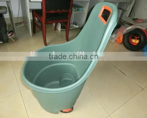 Plastic Trolley Bin in Garden , Garden Tool Trolley