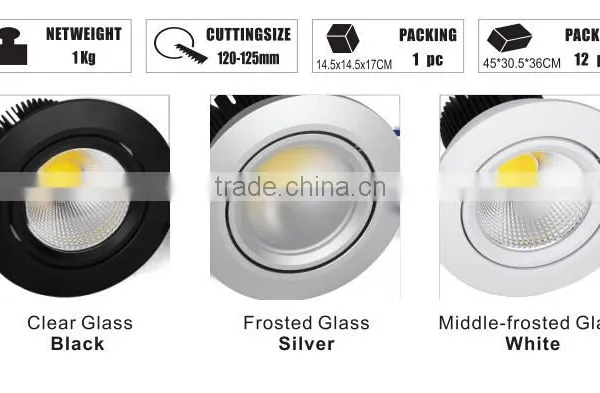 20w Super Bright Power Dimmable Cob Led Downlight photo-3