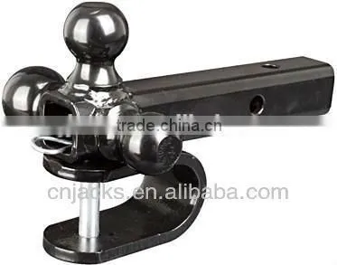 Tri-Ball Trailer Hitch Mount With U Clevis