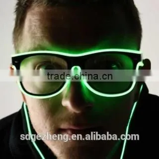 Flashing EL Wire Glasses Glowing in Dark for Party Christmas Halloween Congratualations for Wholesale photo-2