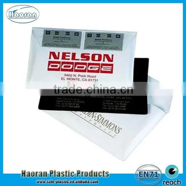 Hot Selling PVC Plastic Envelope Folder, Plastic Car Documet Folder photo-2