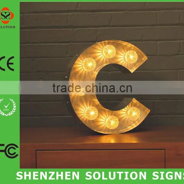 Customized High Quality Direct Factory of Metal Vintage Marquee Lights photo-5