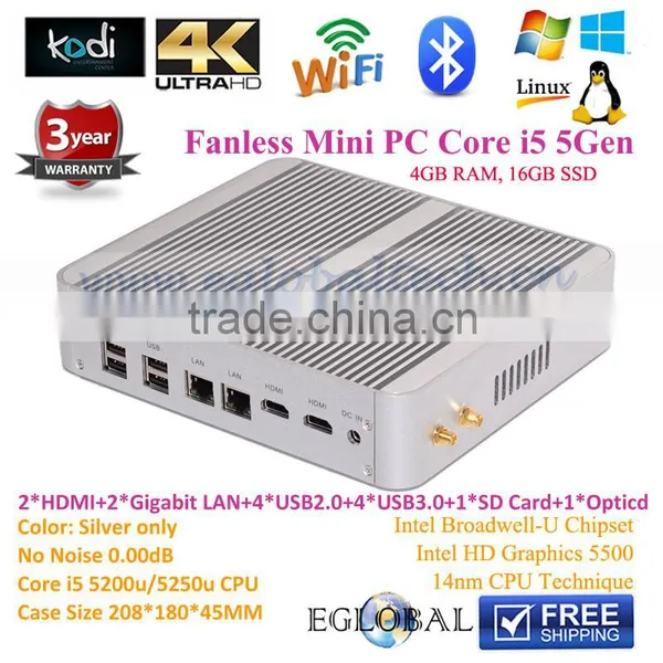 Mini pc quad core i5 5200u 5250u tablet pc 300M Wifi Intel HD 5500 Graphics workstation PC