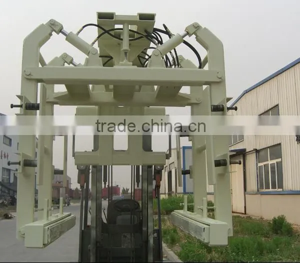 block clamp with side shifting and non side shifting for electric forklift