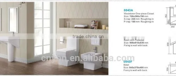 China Supplier Tanitary Tare Ceramic Two Piece Toilet photo-3