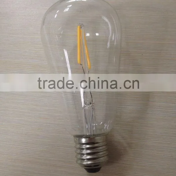 ST64 LED Filament Bulb Light Lampen 4Watt 6w 8w B22/E27/E26 230V 120V photo-2