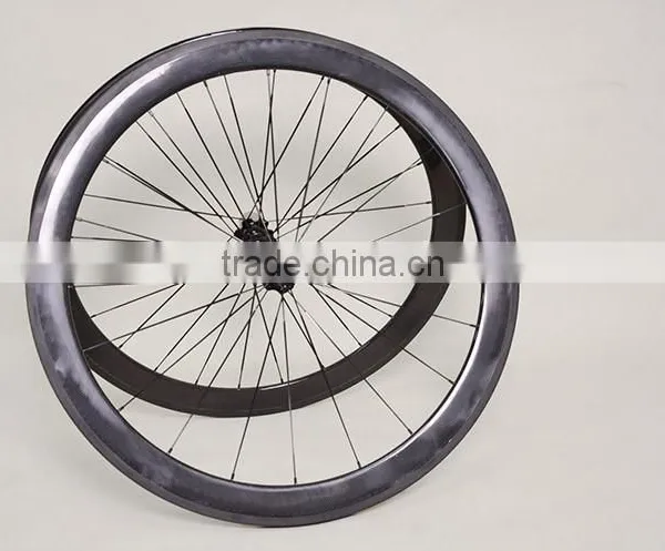 700c Carbon Fiber Bike Wheels; Carbon Disc Wheel Clincher, 50cm Carbon Wheels photo-6