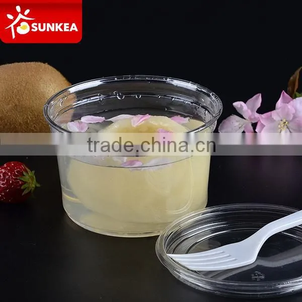 Vegetable Fruit Salad PET Plastic Cup With Lid Quality Choice photo-5