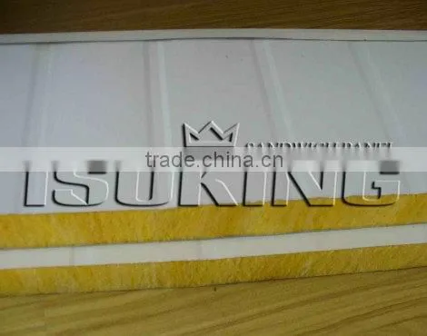 Fire Rated Sandwich Panel Warehouse Glass Wool Sandwich Panel photo-6