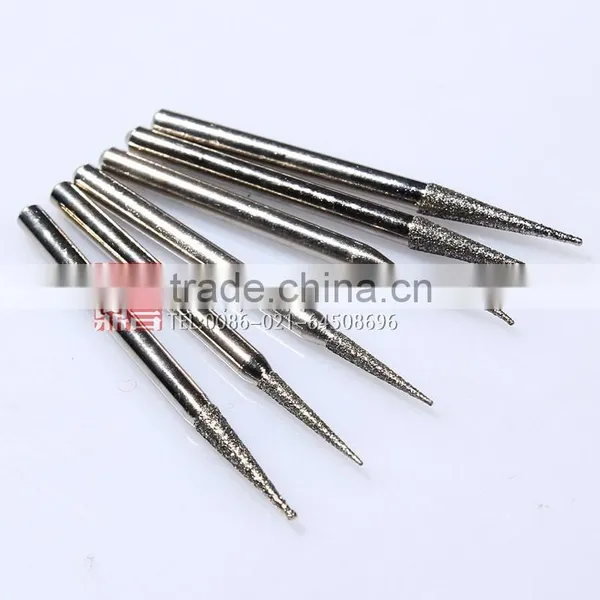 Yiyan Diamond Coated Burs Lapidary Rock Shaping Jewelers Tools Diamond Coated Rotary Bits photo-4