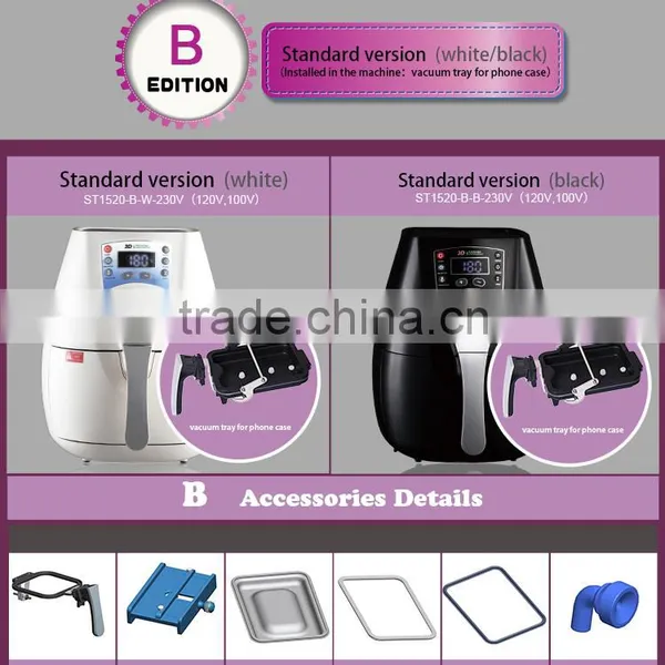 Sunmeta 3D Mini Sublimation Heat Transfer Machine ST-1520-B Special for Mug Press photo-3